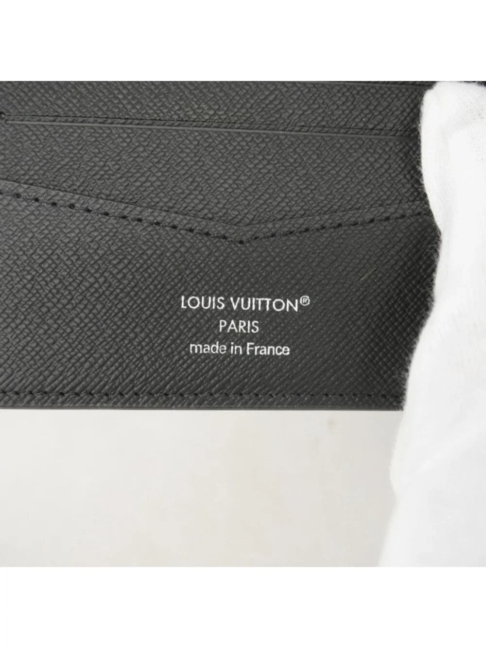 Louis Vuitton Billfold Monogram Eclipse Portefeuille Calf Black Wallet